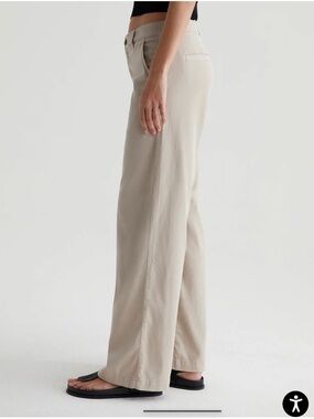 CADEN WIDE LEG - FLAX | 26 AG trousers